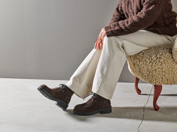 Semsket moc-toe støvlett STOCKHOLM DESIGN GROUP Semsket moc-toe støvlett STOCKHOLM DESIGN GROUP