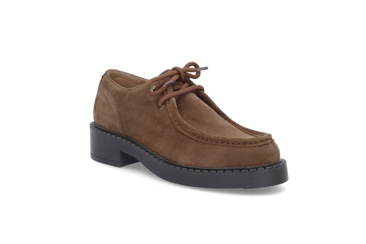 Semsket moc-toe snøresko STOCKHOLM DESIGN GROUP Semsket moc-toe snøresko STOCKHOLM DESIGN GROUP