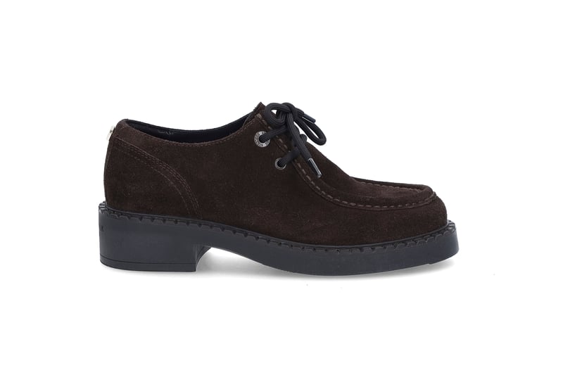 Semsket moc-toe snøresko STOCKHOLM DESIGN GROUP Semsket moc-toe snøresko STOCKHOLM DESIGN GROUP