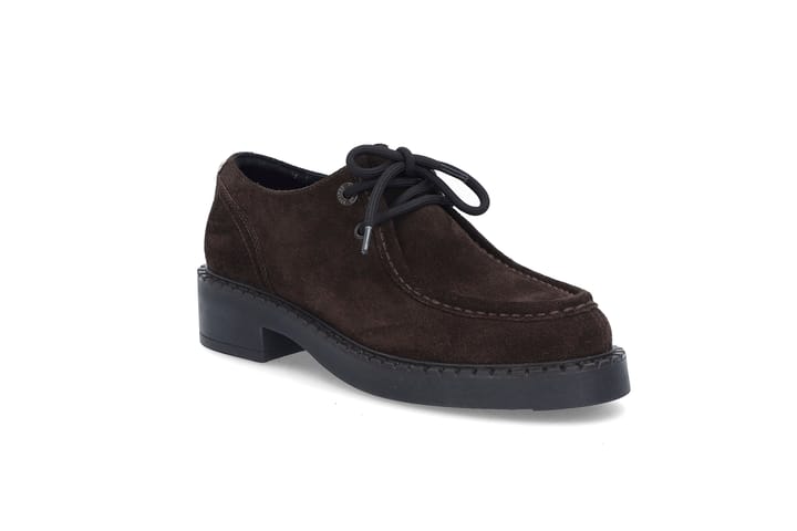Semsket moc-toe snøresko STOCKHOLM DESIGN GROUP