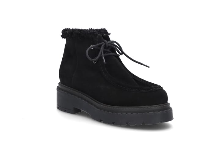 Semsket snøreboots med lammepels STOCKHOLM DESIGN GROUP Semsket snøreboots med lammepels STOCKHOLM DESIGN GROUP