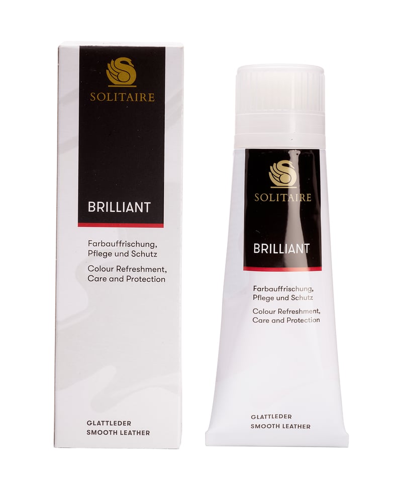 Brilliant Shoe Cream - sort SOLITAIRE Brilliant Shoe Cream - sort SOLITAIRE