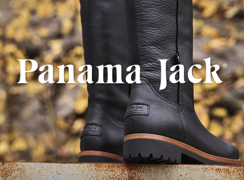 Et par boots til dame, panama jack logo.